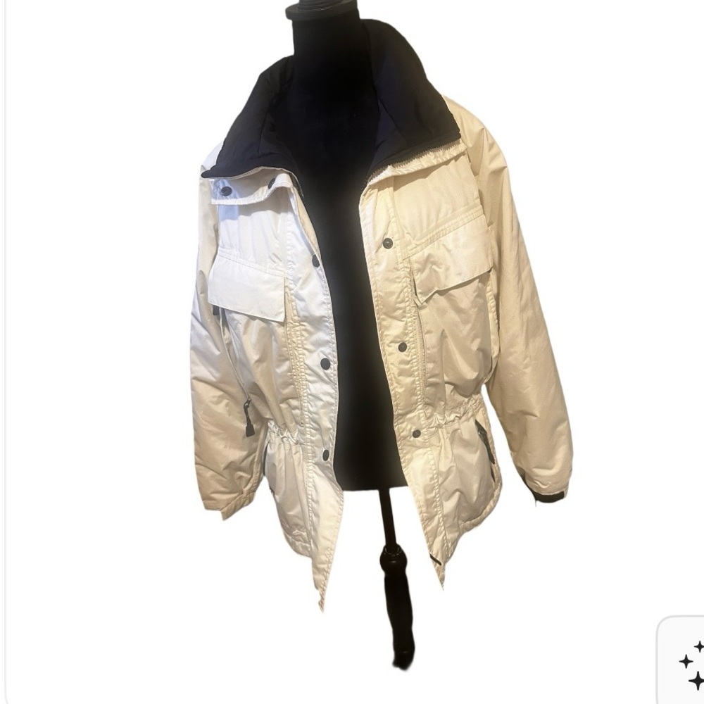 Eddie Bauer white coat